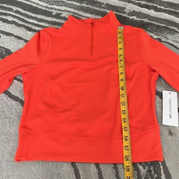 Yogalicious Lux Women’s Crosstrain Everyday Long Sleeve 3/4 Zip Jacket Top S - Picture 12 of 16